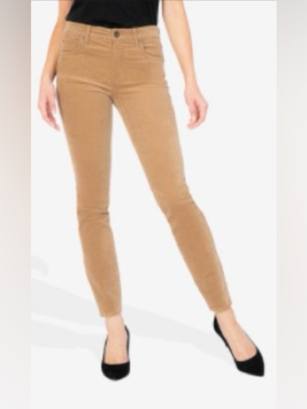 Kut from the Kloth Diana High-Rise Relaxed Fit Women's Corduroy in Camel